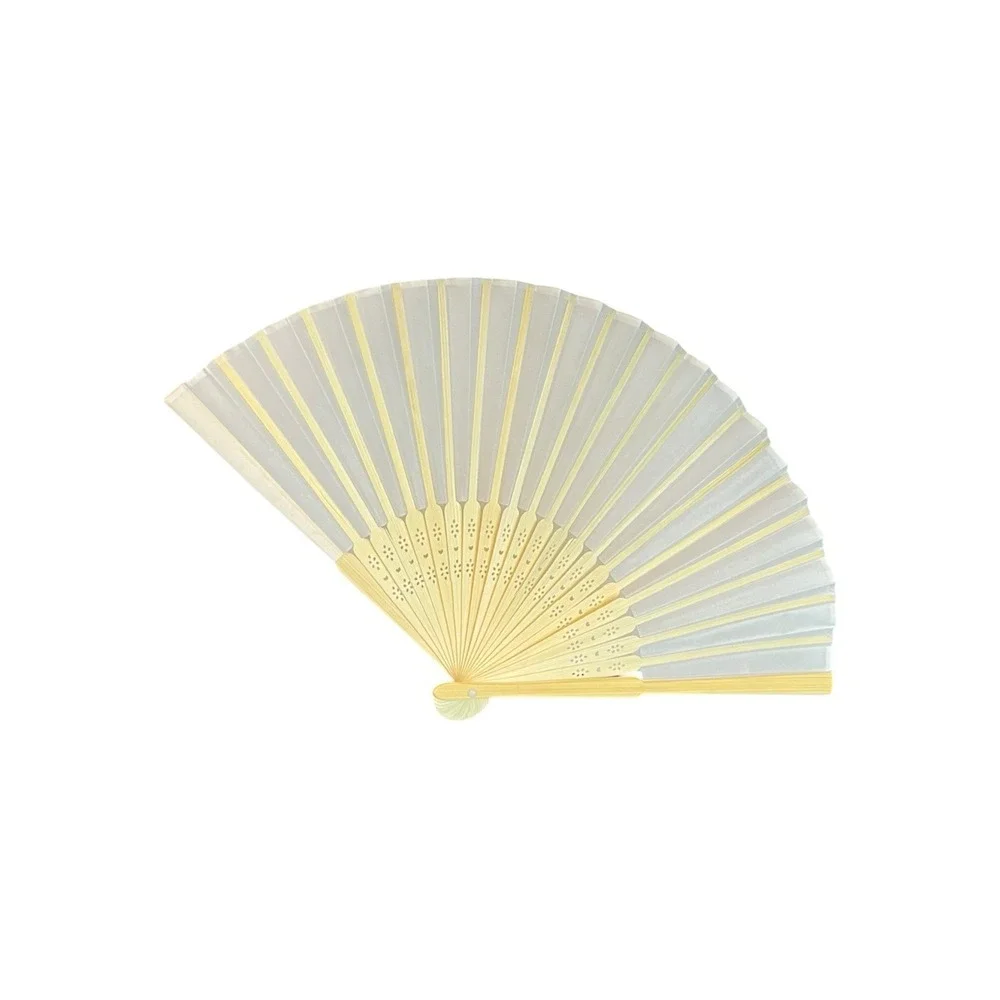 New Set of 20 Chinese Style Bamboo/White Paper Folding Fan Wedding Party Favor